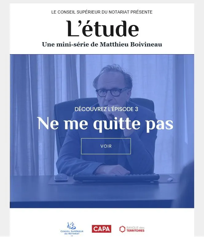 L’ÉTUDE – la mini-série